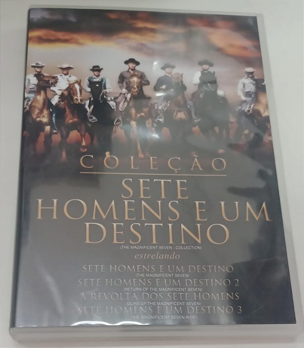 Dvd Sete Homens e um Destino (coleção - 4 Filmes) Editora Vários [usado]