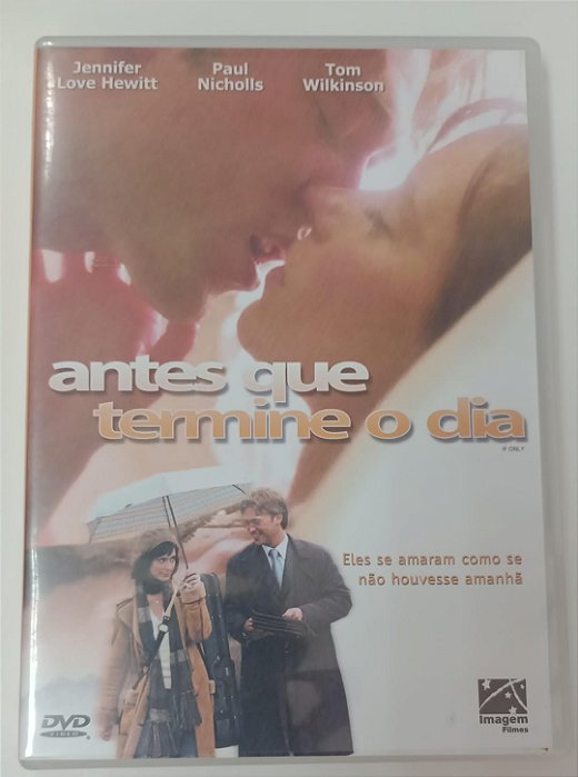 Dvd Antes que Termine o Dia Editora Gil Junger [usado]
