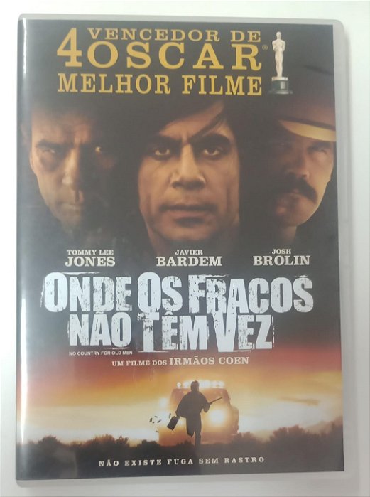 Dvd onde os Fracos Não Têm Vez Editora Joel Coen e Ethan Coen [usado]