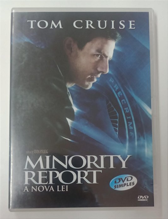 Dvd Minority Report - a Nova Lei Editora Steven Spielberg [usado]