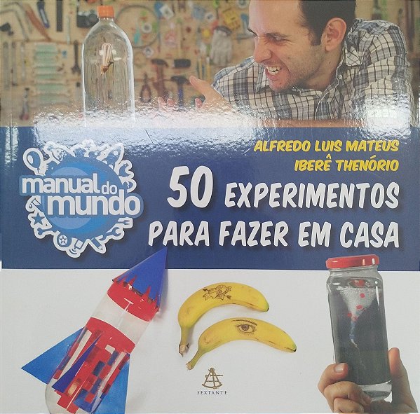 Livro 50 Experiências para Fazer em Casa Autor Mateus, Alfredo Luís (2014) [seminovo]