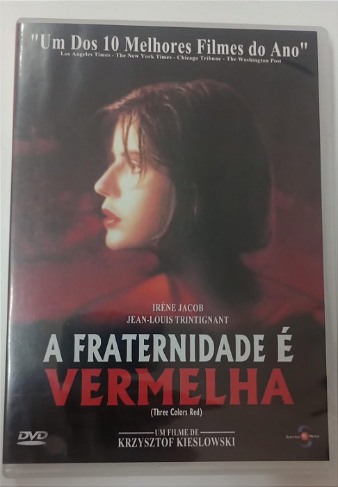 Dvd a Fraternidade é Vermelha Editora Krzysztof Kielowski [usado]