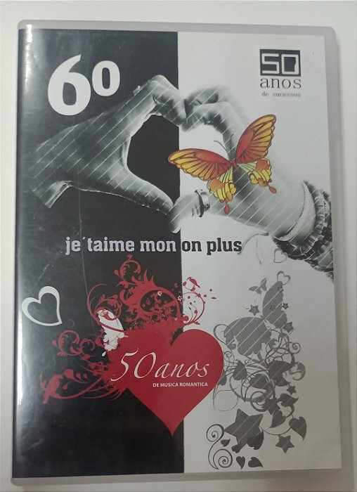 Dvd 60 Je''taime Mon On Plus - 50 Anos de Música Romântica Editora [usado]