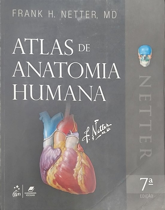 Livro Atlas de Anatomia Humana Autor Netter, Frank H. (2022) [usado]