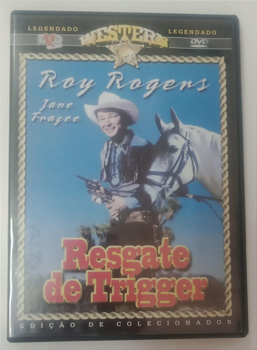 Dvd Resgate de Trigger Editora Roy Rogers [usado]