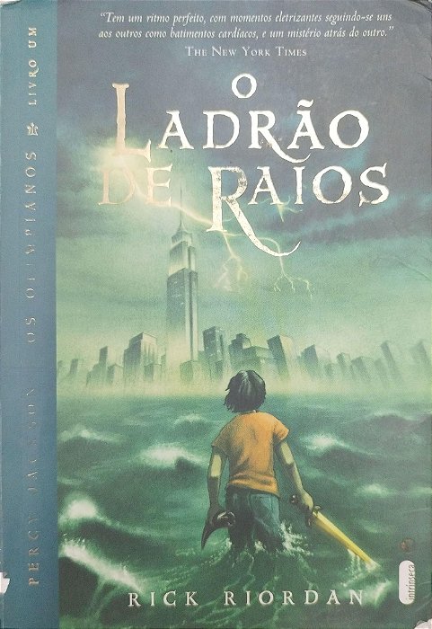 Livro o Ladrão de Raios - Percy Jackson e os Olimpianos Livro 1 Autor Riordan, Rick (2010) [usado]