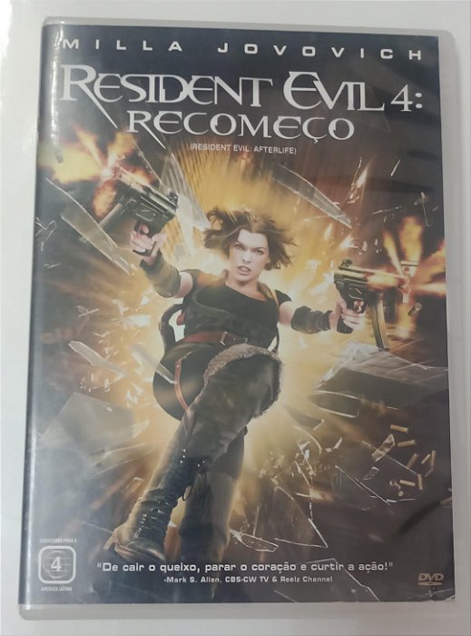 Dvd Resident Evil 4: Recomeço Editora Paul W.s. Anderson [usado]