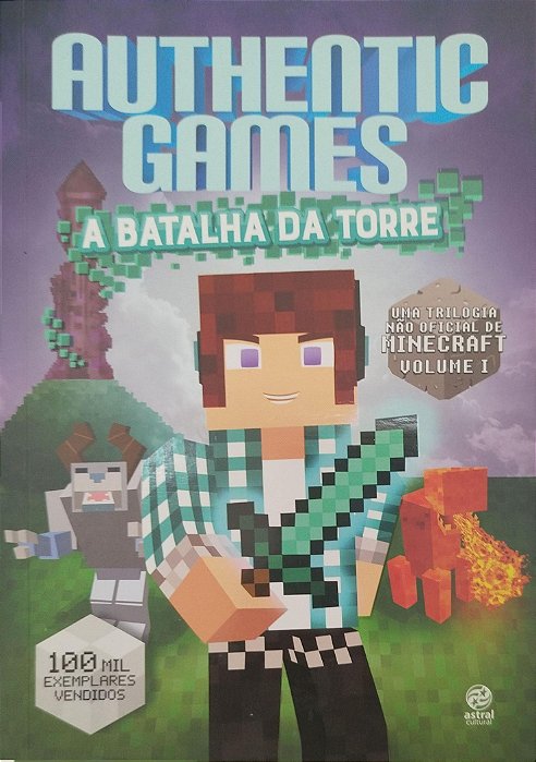 Livro a Batalha da Torre - Authentic Games Autor Túlio, Marco (2016) [seminovo]