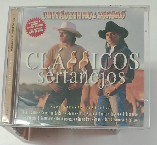 Cd Clássicos Sertanejos - Chitãozinho & Xororó Interprete Chitãozinho e Xororó (1996) [usado]