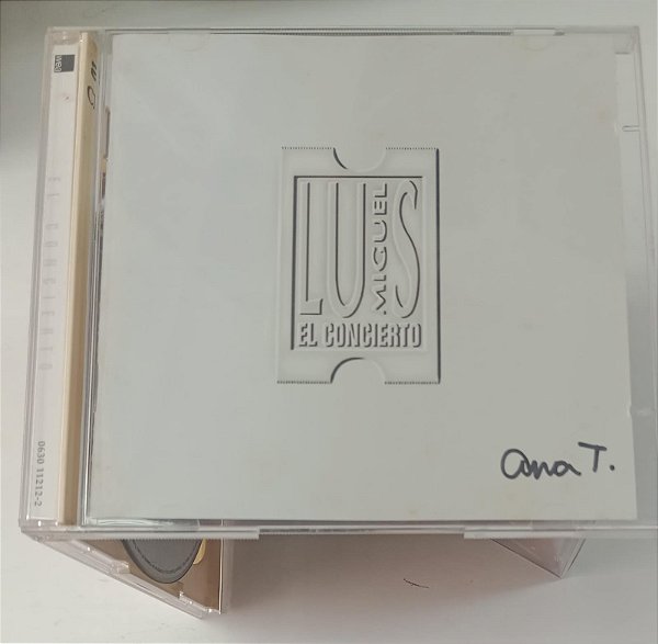 Cd El Concierto - Luis Miguel Interprete Luis Miguel (1995) [usado]
