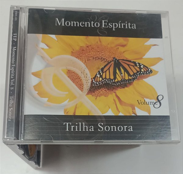 Cd Momento Espírita Vol. 8 - Trilha Sonora Interprete Ricardo Ribeiro e Roberto Muniz de Medeiros [usado]