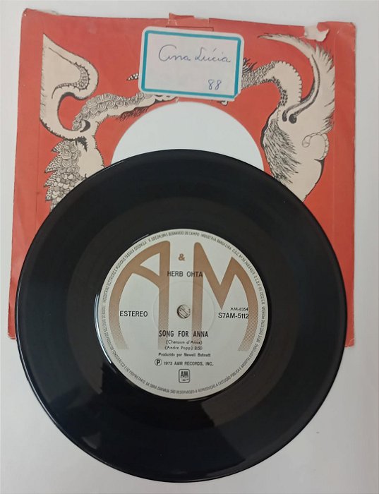 Disco de Vinil Herb Ohta (compacto 1973) Interprete Herb Ohta (1973) [usado]