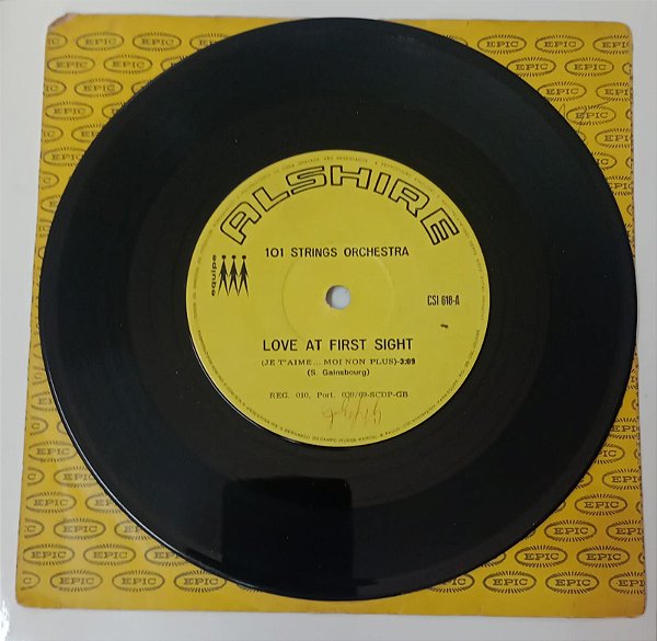 Disco de Vinil 101 Strings Orchestra - Love At First Sight/nancy''s Song (compacto 1969) Interprete 101 Strings Orchestra (1969) [usado]