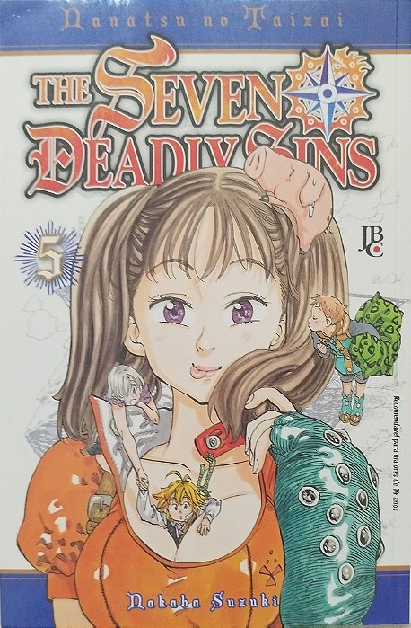 Gibi The Seven Deadly Sins #5 Autor Nakaba Suzuki (2015) [usado]