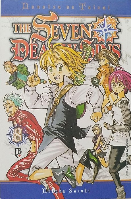 Gibi The Seven Deadly Sins #8 Autor Nakaba Suzuki (2015) [usado]