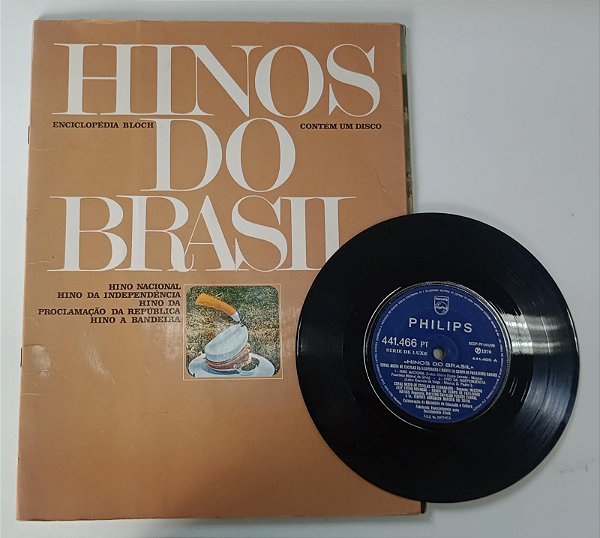 Disco de Vinil Hinos do Brasil (compacto 1970 / Capa Livreto) Interprete Vários (1970) [usado]