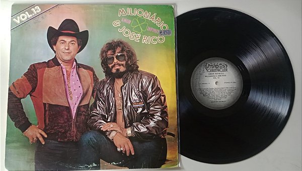 Disco de Vinil Milionário & José Rico - Amor Infinito Vol. 13 (lp 1983) Interprete Milionário e José Rico (1983) [usado]