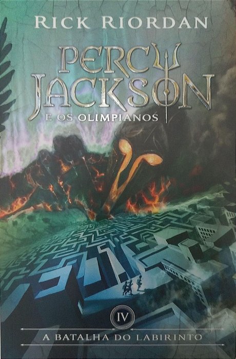 Livro a Batalha do Labirinto - Percy Jackson e os Olimpianos Livro 4 Autor Riordan, Rick (2014) [seminovo]