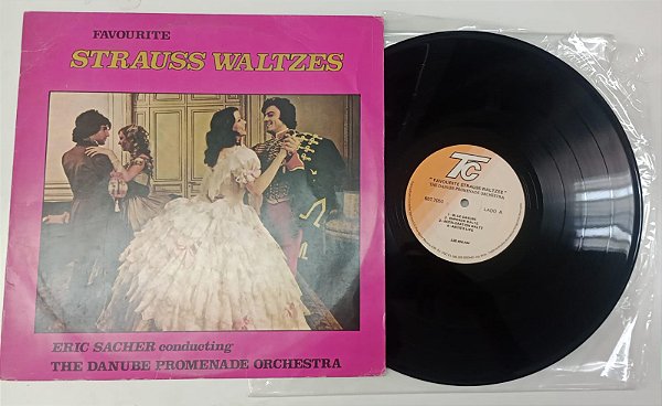 Disco de Vinil Favourite Strauss Waltzes Interprete Eric Sacher e Orquestra Danube Promenade [usado]