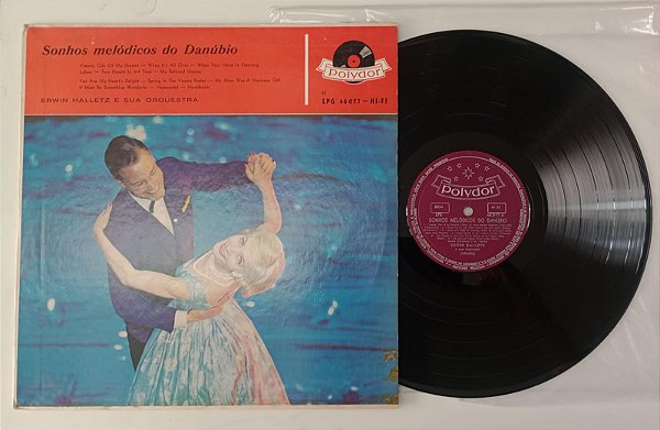 Disco de Vinil Erwin Halletz e sua Orquestra - Sonhos Melódicos do Danúbio Interprete Erwin Halletz e Orquestra [usado]