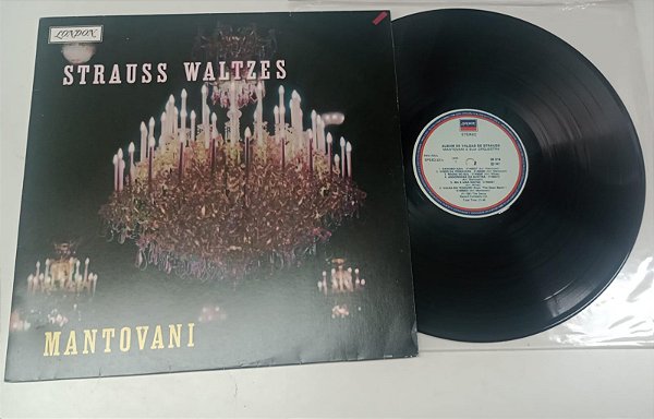 Disco de Vinil Mantovani e sua Orquestra - Strauss Waltzes (lp 1981) Interprete Mantovani e Orquestra (1981) [usado]
