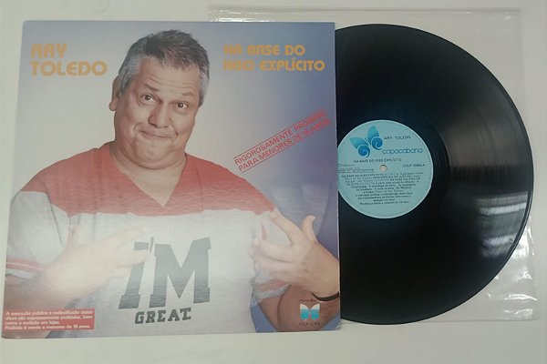 Disco de Vinil Ary Toledo - na Base do Riso Explícito (lp 1985) Interprete Ary Toledo (1985) [usado]