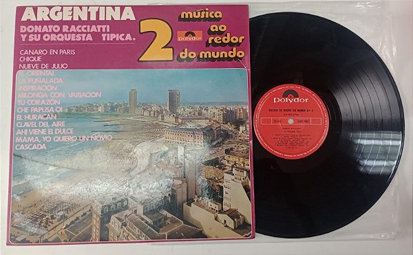 Disco de Vinil Argentina - Donato Racciatti Y Su Orquesta Tipica (1972) Interprete Donato Racciatti e Orquestra (1972) [usado]