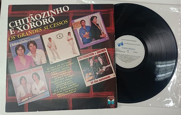 Disco de Vinil Chitãozinho e Xororó - os Grandes Sucessos (lp 1987) Interprete Chitãozinho e Xororó (1987) [usado]