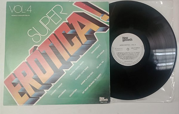Disco de Vinil Super Erótica ! Vol. 4 Interprete Vários (1978) [usado]