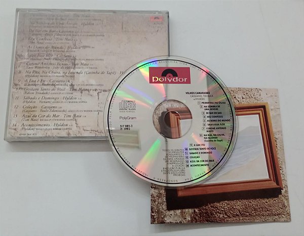 Cd Velhos Camaradas - Tim Maia, Cassiano e Hyldon Interprete Tim Maia, Cassiano e Hyldon (1992) [usado]
