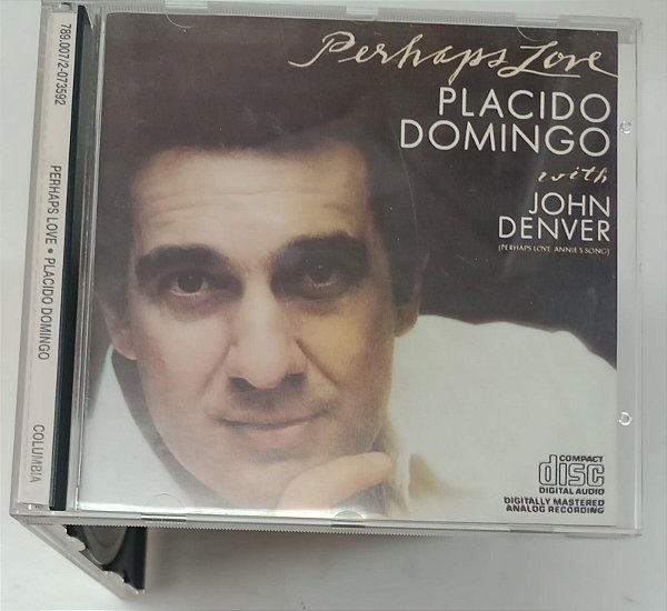 Cd Perhaps Love - Placido Domingo e John Denver Interprete Placido Domingo e John Denver (1981) [usado]
