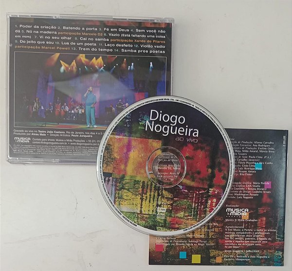 Cd ao Vivo - Diogo Nogueira Interprete Diogo Nogueira (2007) [usado]
