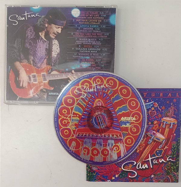 Cd Supernatural - Santana (1999) Interprete Santana (1999) [usado]