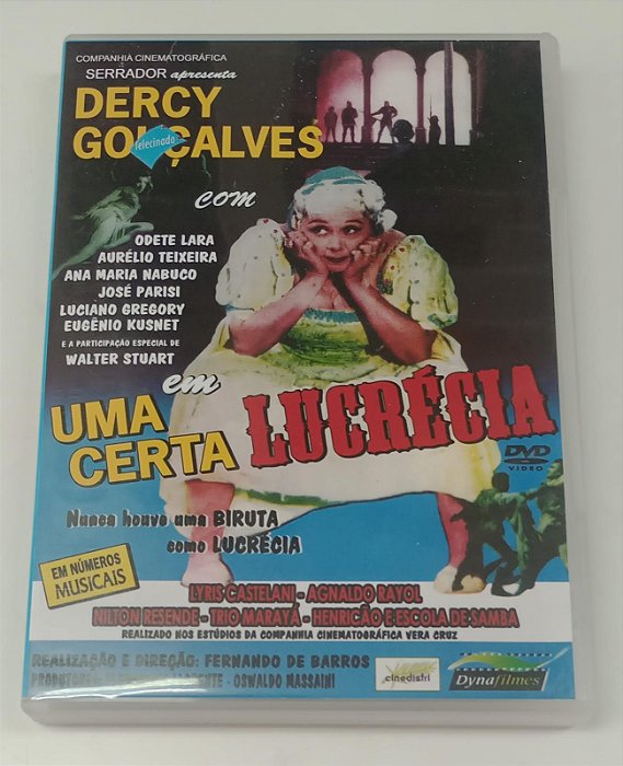Dvd Uma Certa Lucrécia Editora Fernando de Barros [usado]
