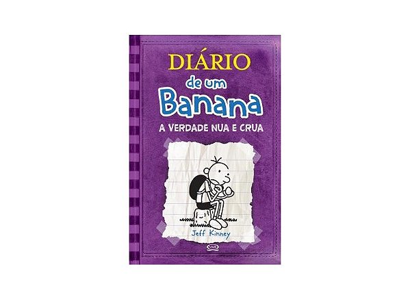Livro a Verdade Nua e Crua - Diário de um Banana 5 Autor Kinney, Jeff (2011) [seminovo]