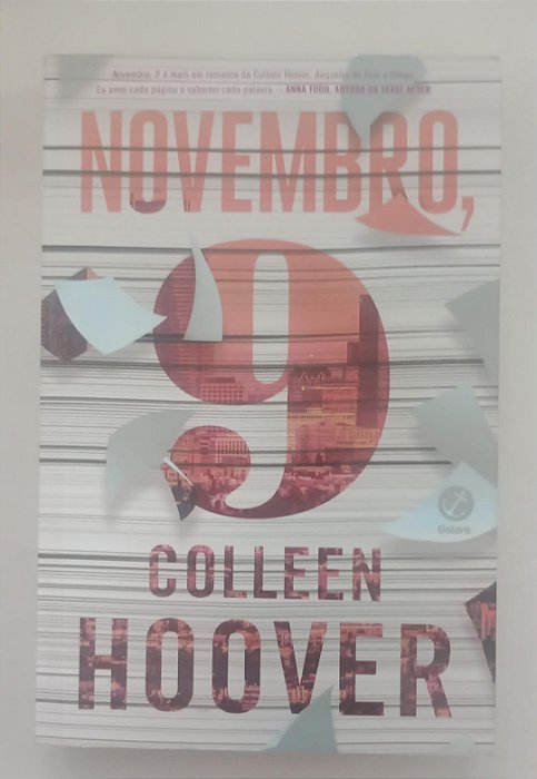 Livro Novembro, 9 Autor Hoover, Colleen (2021) [seminovo]