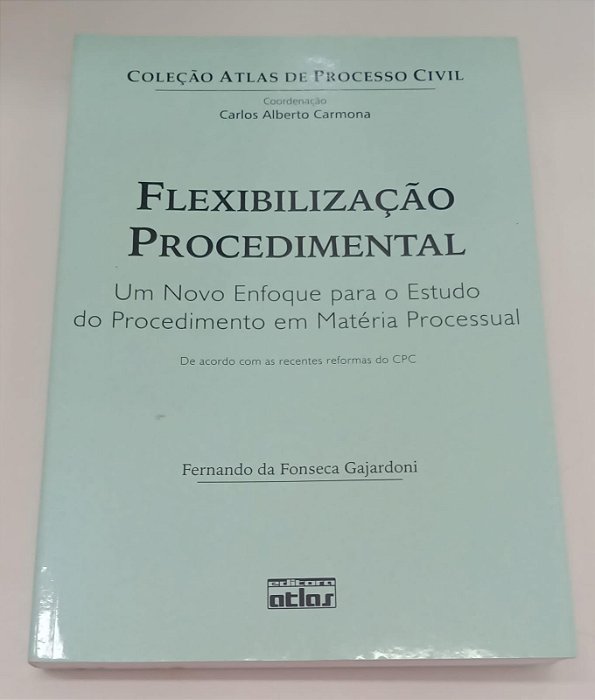 Livro Flexibilização Procedimental Autor Carmona (coord), Carlos Alberto (2008) [seminovo]