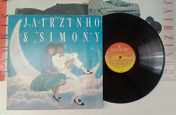 Disco de Vinil Jairzinho & Simony (lp 1987) Interprete Jairzinho e Simony (1987) [usado]