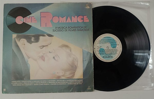 Disco de Vinil Cine Romance - a Música Romântica de Sucesso de Filmes Famosos (lp 1987) Interprete Vários (1987) [usado]