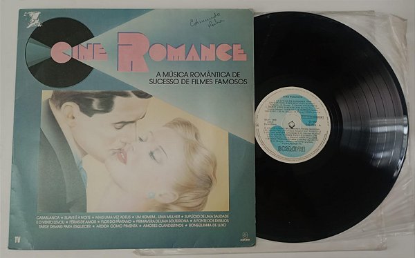 Disco de Vinil Cine Romance - a Música Romântica de Filmes Famosos (1987) Interprete Vários (1987) [usado]