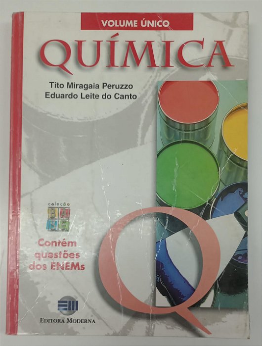 Livro Química - Volume Único Autor Peruzzo, Tito Miragaia (2000) [usado]