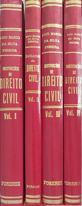 Livro Instituicoes de Direito Civil 4 Volumes Autor Pereira, Caio Mario da Silva (1990) [usado]