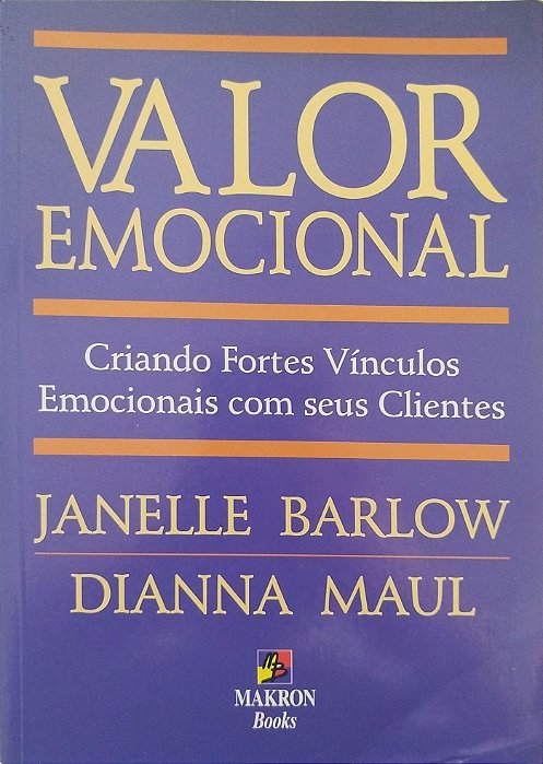 Livro Valor Emocional Autor Barlow, Janelle (2001) [usado]