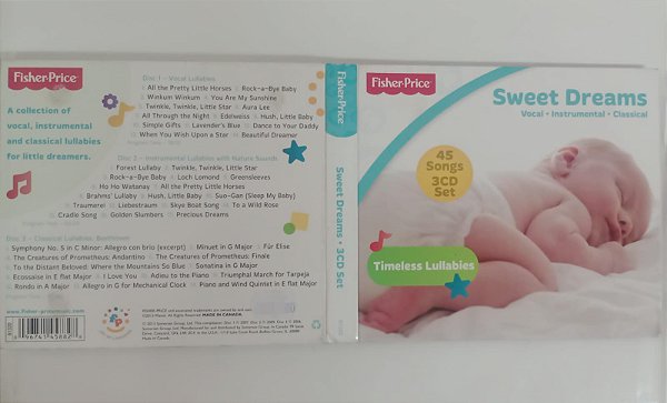 Cd Sweet Dreams (3 Cds / 45 Músicas - Importado Canadá) Interprete Vários (2013) [usado]