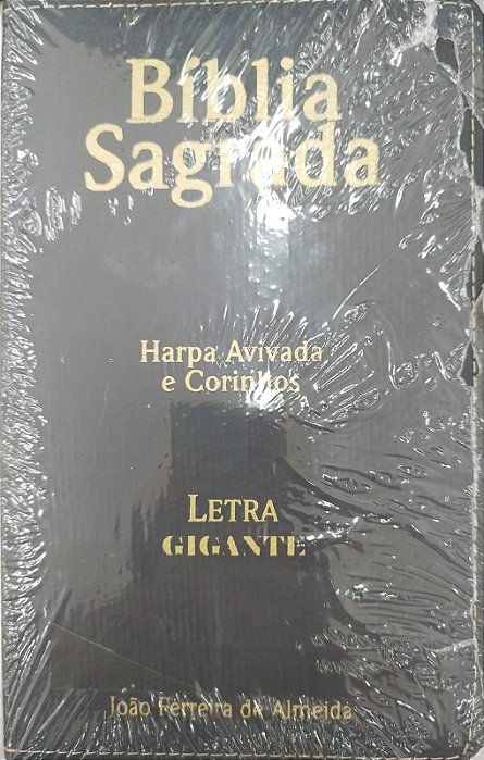 Livro Bíblia Sagrada - Harpa Avivada e Corinhos Letra Gigante Autor Vários [novo]