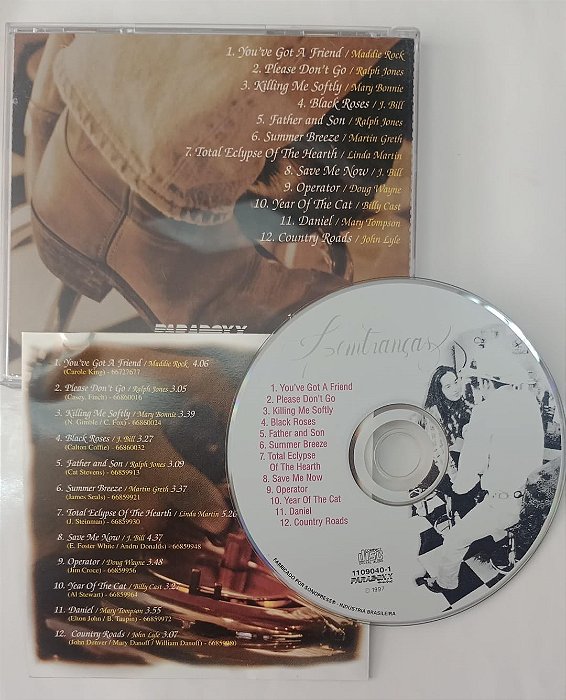 Cd Lembranças [coletânea] Interprete Vários (1997) [usado]