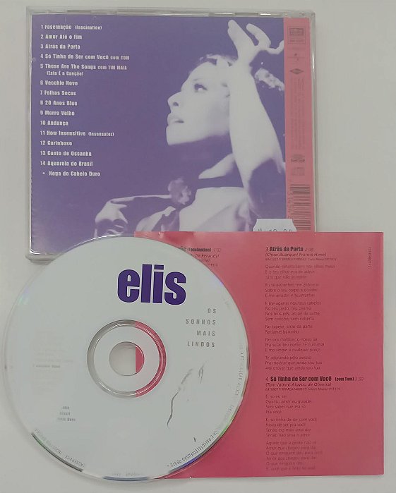 Cd os Sonhos Mais Lindos - Elis Regina Interprete Elis Regina (2000) [usado]
