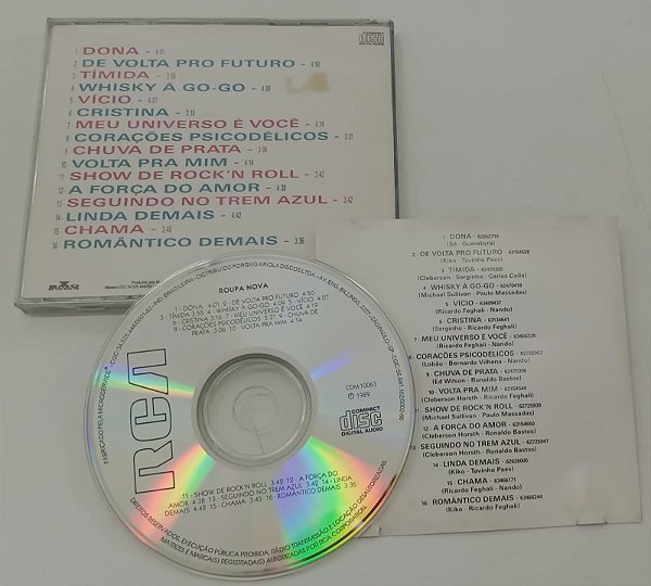 Cd o Melhor de Roupa Nova Interprete Roupa Nova (1989) [usado]