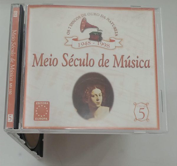 Cd Meio Século de Música - Volume 5 Interprete Vários (1998) [usado]