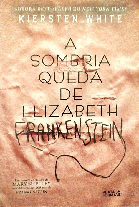 Livro a Sombria Queda de Elizabeth Frankenstein Autor White, Kiersten (2018) [seminovo]